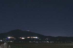 大晦日の筑波山